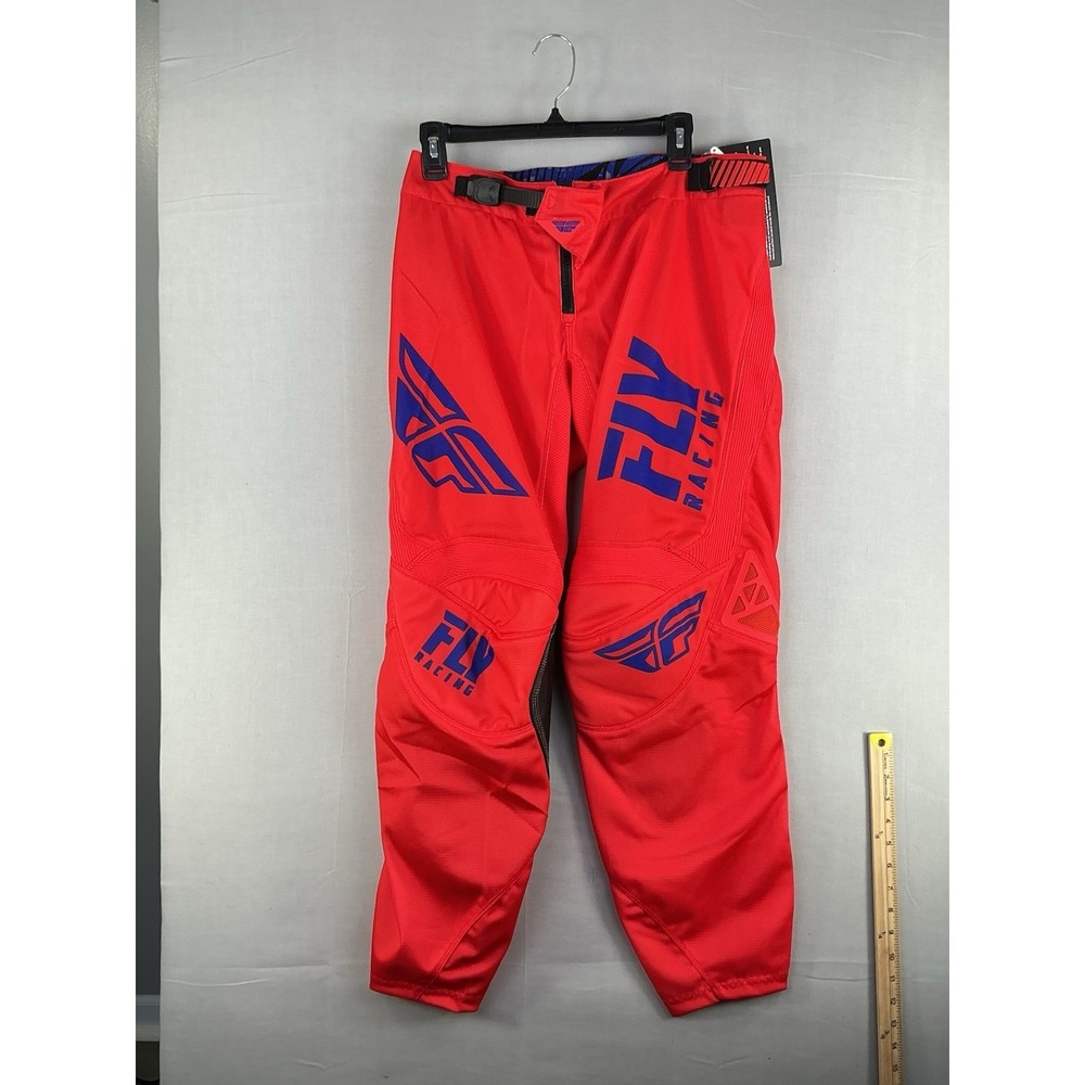 Fly Racing Kinetic Mesh Motocross Pants Men's 32 Red Blue MX Off-Road NWT